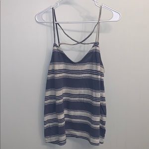 Striped tank top.